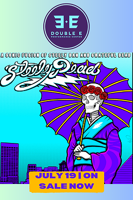 Watch Steely Dead - Click to see showtimes near you in Essex Junction, VT at Double E Performance Center - Hailing from the vibrant music scene of Denver, Colorado, Steely Dead is a national touring band that has satisfied the curiosity of music lovers with their unique blend of Grateful Dead and Steely Dan. Comprised of four exceptionally talented musicians – Dave Abear on guitar, Matt Abear on bass, Chris Sheldon on drums, and Dylan Teifer on keys – Steely Dead has gained a dedicated following with their electrifying performances and soulful interpretations of classic tunes.
Steely Dead’s repertoire is a carefully crafted fusion of Grateful Dead and Steely Dan songs, between the arrangement and precision studio recordings of rock legends Steely Dan, cross-pollinated with the Grateful Dead’s free-flowing, melodic improvisation and masterful song segues. Steely Dead merges these major concepts together infusing the influence into each band, all the while creating an original jam element with the song segues. Steely Dead’s performances are a musical journey that takes audiences on a nostalgic trip through the golden era of rock and roll.
As a national touring band, Steely Dead has built a loyal fan base that eagerly anticipates their shows and follows them from city to city. Their performances are not just concerts, but communal gatherings where fans come together to celebrate the music they love, dance, and create lasting memories.
Steely Dead’s performances are a testament to the power of live music, bringing people together and creating an unforgettable experience that resonates long after the last note fades. Steely Dead is not just a band; it’s a musical experience that captures the hearts and souls of music lovers everywhere. - Steely Dead in Theater Near Me, Steely Dead in Theatre Near Me, Steely Dead in Cinema Near Me